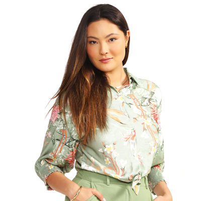 Camisa Lez a Lez Herbário Verde